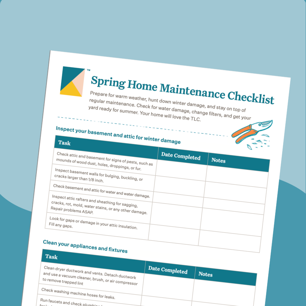 Spring Maintenance Checklist